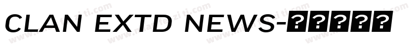 clan extd news字体转换